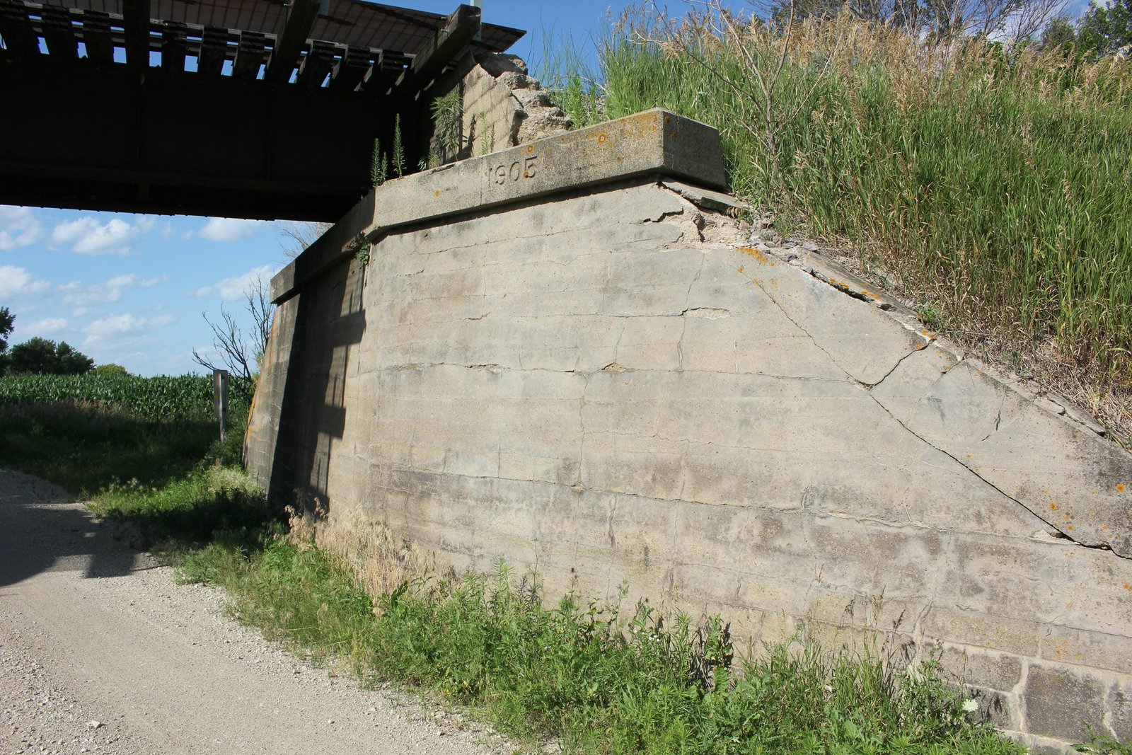 East abutment